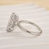 Louily Fashion Marquise Cut Women's Engagement Ring In Sterling Silver - louilyjewelry