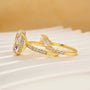 S925 2PC 5.0Ct Oval Cut Engagement Ring with Enhancer Pear Cut Wedding Band - louilyjewelry