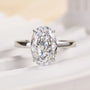 Louily Luxury Crushed Ice Oval Cut Engagement Ring - louilyjewelry