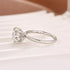 3.0Ct Round Cut Engagement Ring Travel Ring In Sterling Silver - louilyjewelry
