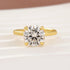 3.0Ct Round Cut Engagement Ring Travel Ring In Sterling Silver - louilyjewelry