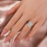 Louily Moissanite Vintage 3.0 Carat Halo Radiant Cut Engagement Ring In Sterling Silver - louilyjewelry