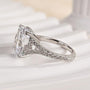 7.0Ct Excellent Split Shank Cushion Cut Engagement Ring Travel Rings For Her - louilyjewelry