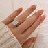 Classic 8.0Ct Cushion Cut Solitaire Engagement Ring Travel Ring In Sterling Silver - louilyjewelry