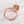 Load image into Gallery viewer, Louily Rose Gold Halo Pear Cut Synthetic Morganite Engagement Ring
