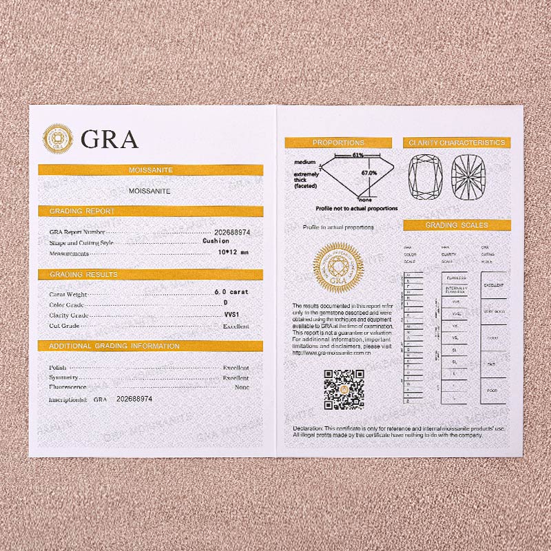 S925 6.0Ct Cushion Cut Three Stone Engagement Ring Simulated or Moissanite Diamond Bridal Rings For Women