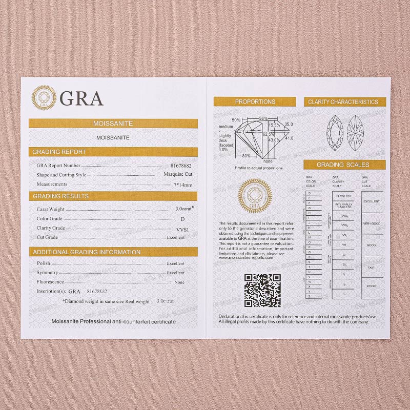 Moissanite 3.0 Ct Marquise Cut Side Stone Yellow Gold Engagement Ring In Sterling Silver