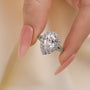 Louily Luxurious 2.5Ct Pear Cut Engagement Ring In Sterling Silver - louilyjewelry