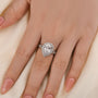 Louily Luxurious 2.5Ct Pear Cut Engagement Ring In Sterling Silver - louilyjewelry