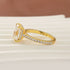 Louily Romantic Moissanite 3.0Ct Radiant Cut White Gold Engagement Ring For Women - louilyjewelry