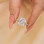 Louily Elegant 6.0 Carat Cushion Cut Engagement Ring In Sterling Silver - louilyjewelry
