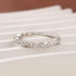 Louily Moissanite 0.55Ct Marquise&Round Wedding Band In Sterling Silver - louilyjewelry