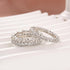 Moissanite 3PC Oval Cut&Marquise Cut Wedding Band Set For Women In Sterling Silver - louilyjewelry