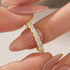 Eternity Moissanite 2.5 Ct Round Cut Women's Wedding Band - louilyjewelry