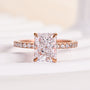 Louily Classic 2.0 CT Radiant Cut Engagement Ring In Sterling Silver - louilyjewelry
