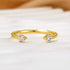 Open Wedding Band In Sterling Silver - louilyjewelry