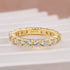 Eternity Moissanite 2.5 Ct Round Cut Women's Wedding Band - louilyjewelry