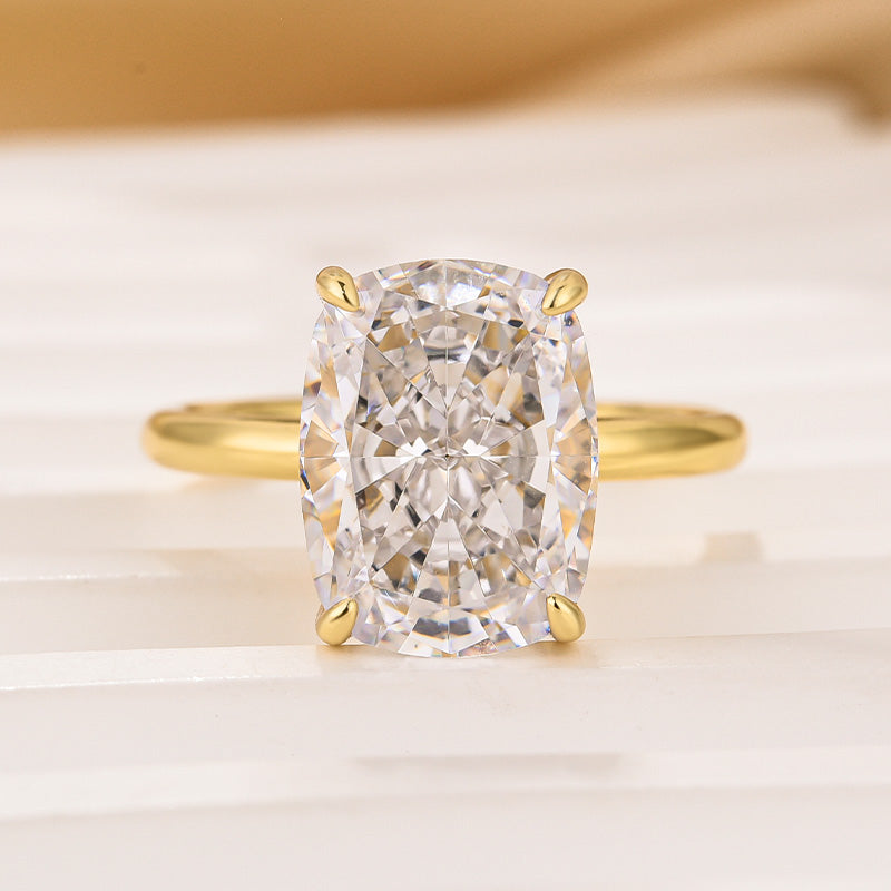 Louily Sparkle Cushion Cut Engagement Ring - louilyjewelry