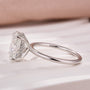 Louily Moissanite Attractive 4.0 Carat Cushion Cut Engagement Ring - louilyjewelry
