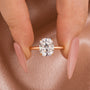 Louily Moissanite Attractive 4.0 Carat Cushion Cut Engagement Ring - louilyjewelry