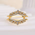 Louily Exclusive Round Cut Jacket Wedding Band For Women In Sterling Silver - louilyjewelry