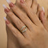 Louily Exclusive Round Cut Jacket Wedding Band For Women In Sterling Silver - louilyjewelry
