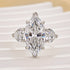 Louily Marquise Cut Three Stone Engagement Ring In Sterling Silver - louilyjewelry