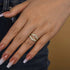Louily Exclusive Round Cut Jacket Wedding Band For Women In Sterling Silver - louilyjewelry