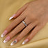 Louily Fashion Yellow Gold Round Cut Wedding Band In Sterling Silver - louilyjewelry