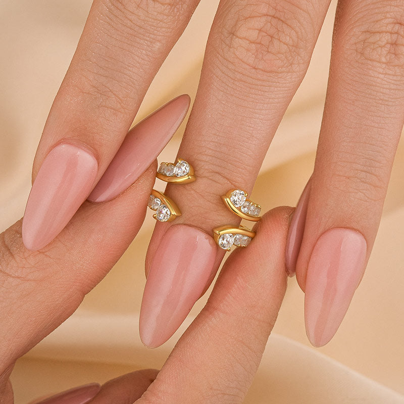 Vintage Vine Yellow Gold Jacket Wedding Band In Sterling Silver - louilyjewelry