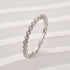 Louily Moissanite Round Cut Full Eternity Wedding Band - louilyjewelry