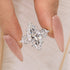 Louily Marquise Cut Three Stone Engagement Ring In Sterling Silver - louilyjewelry