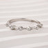 Louily Moissanite 0.2 Ct Round Cut Women's Wedding Band - louilyjewelry