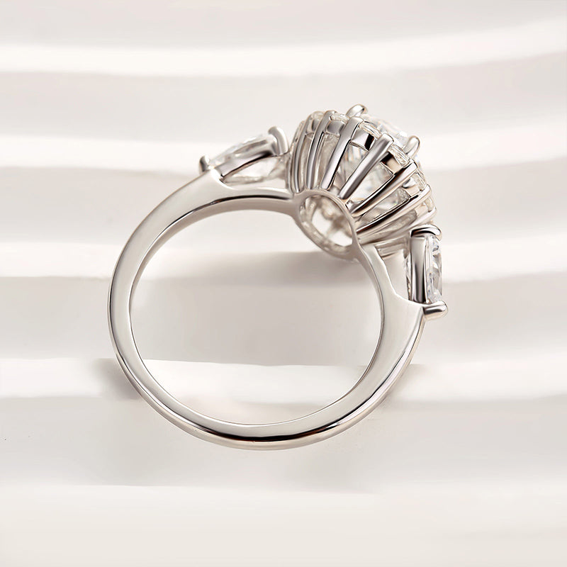 Louily Timeless Halo Oval Cut Engagement Ring For Women - louilyjewelry