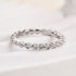 Louily Classic Full Round Cut Wedding Band - louilyjewelry