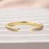 Louily Open Moissanite Diamond Pavé Spacer Ring - louilyjewelry