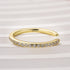 Louily Open Moissanite Diamond Pavé Spacer Ring - louilyjewelry