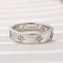 Louily Noble Moissanite Wide Wedding Band For Women - louilyjewelry