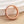 Louily Precious Rose Gold Pink and White Stone Wide Wedding Band