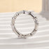Louily Chic Emerald Cut & Oval Cut Eternity Wedding Band for Women - louilyjewelry