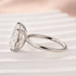 Louily Moissanite 4.0 Ct Pear Cut Engagement Ring For Women - louilyjewelry