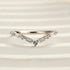 Louily Exclusive V-shaped Design Half Eternity Wedding Band - louilyjewelry