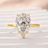 Louily Moissanite 4.0 Ct Pear Cut Engagement Ring For Women - louilyjewelry