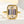 Louily Unique Yellow Gold Emerald Cut Bezel Engagement Ring In Sterling Silver