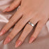 Louily Noble Moissanite Wide Wedding Band For Women - louilyjewelry