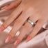 Louily Noble Moissanite Wide Wedding Band For Women - louilyjewelry
