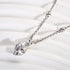Louily Unique Heart Cut Women's Necklace In Sterling Silver - louilyjewelry