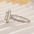 Halo 2.0Ct Oval Cut Vintage Engagement Ring In Sterling Silver - louilyjewelry