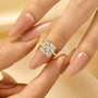 3.5Ct Cushion Cut Hidden Halo Engagement Ring Promise Ring For Her - louilyjewelry