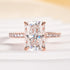 3.5Ct Elegant Radiant Cut Engagement Ring For Women In Sterling Silver - louilyjewelry